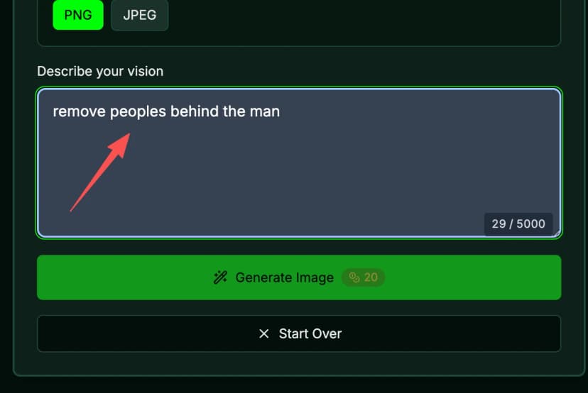 Describe objects to remove